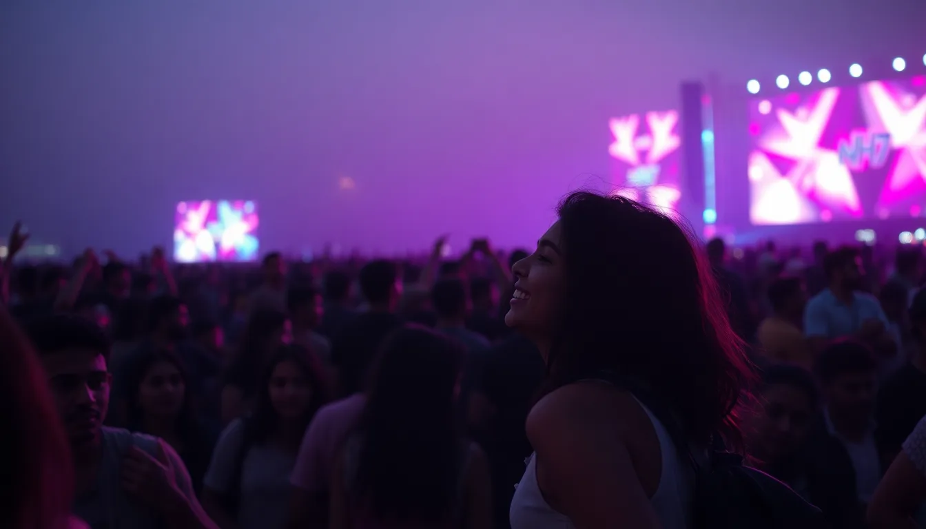 Festivals (NH7, Sunburn, Magnetic Fields) में flirt scene